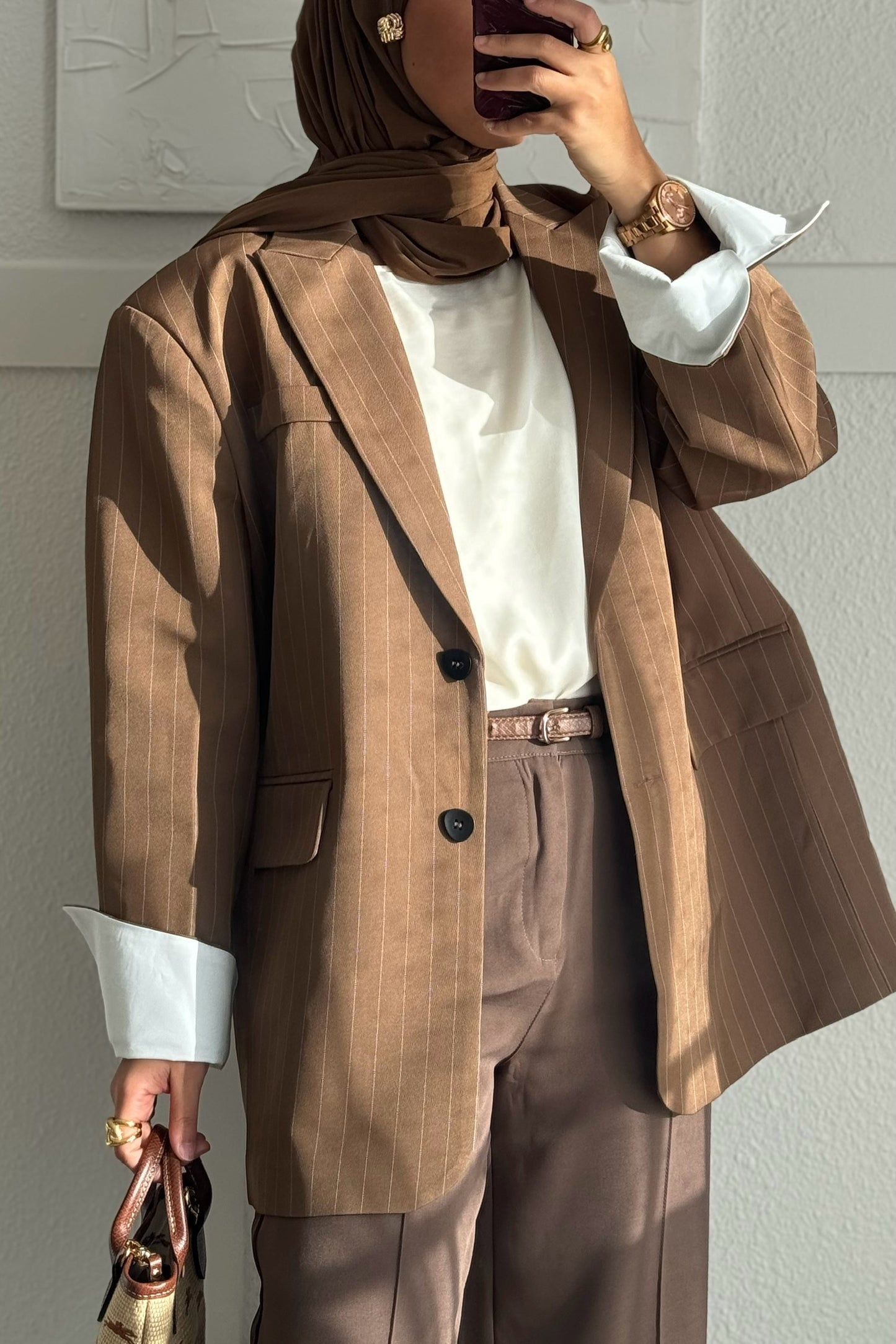 Blazer oversize à revers